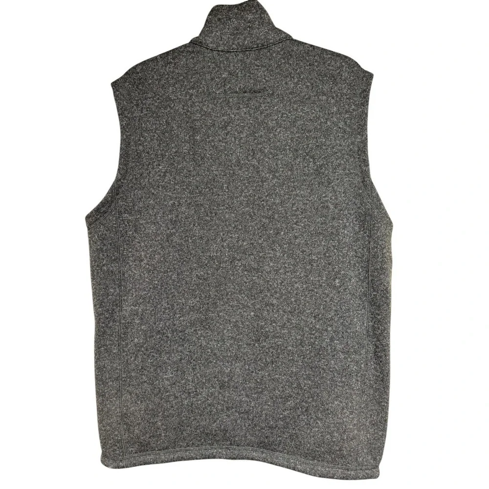 Polo Ralph Lauren Brushed Fleece Full-Zip‎ Vest Heather Gray Men's Sz Large Tall